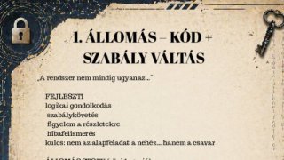 1. ÁLLOMÁS – KÓD + SZABÁLY VÁLTÁS - feladatleírás